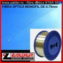 FIBRA OPTICA MONOFIL de 0.75mm ROLA=1000ml